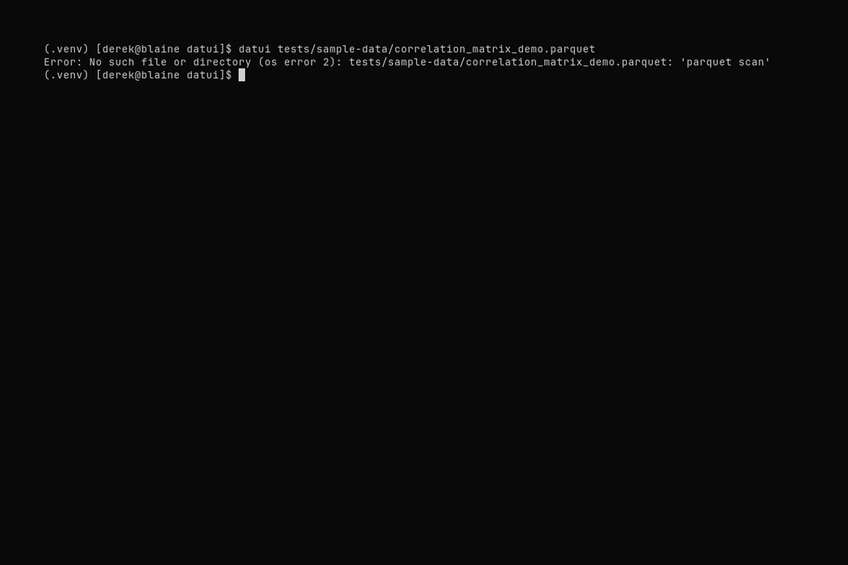Correlation Matrix Demo